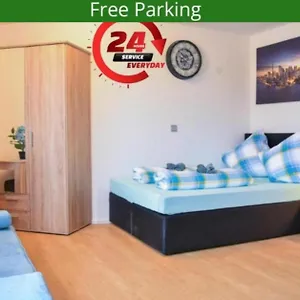  Apartament Ruhige Im . Private Parkplatz ,balkon ,netflix